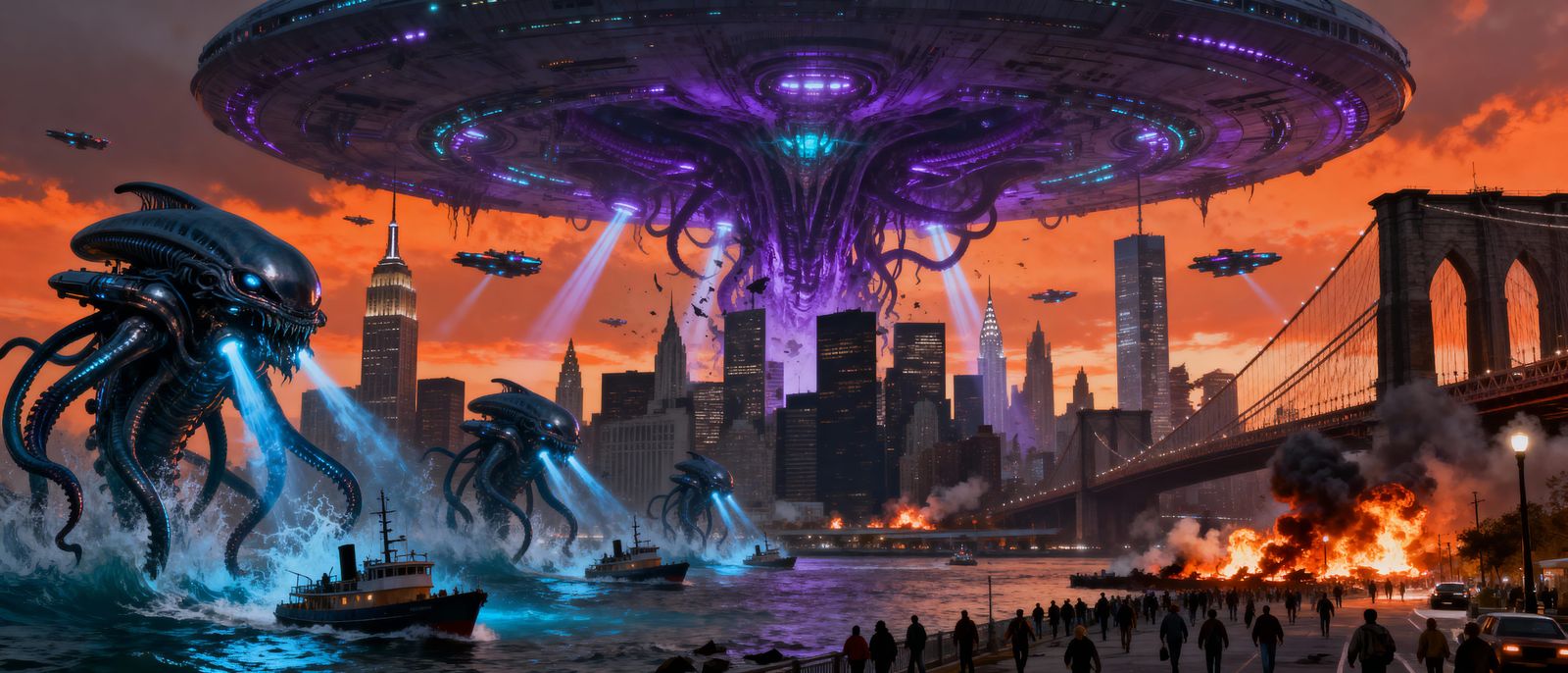 Alien Invasion Overwhelms New York City