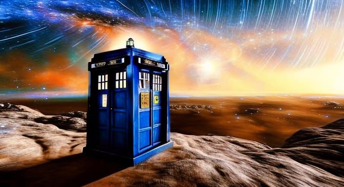 TARDIS Exploring Space in Hyperrealistic Detail
