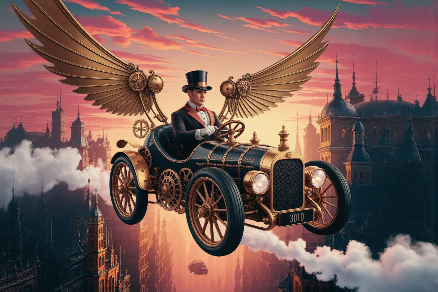 Steampunk Flying Machine