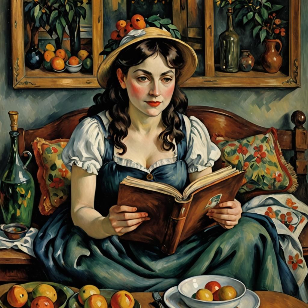 Impressionist Still Life in Post-Impressionistic Style