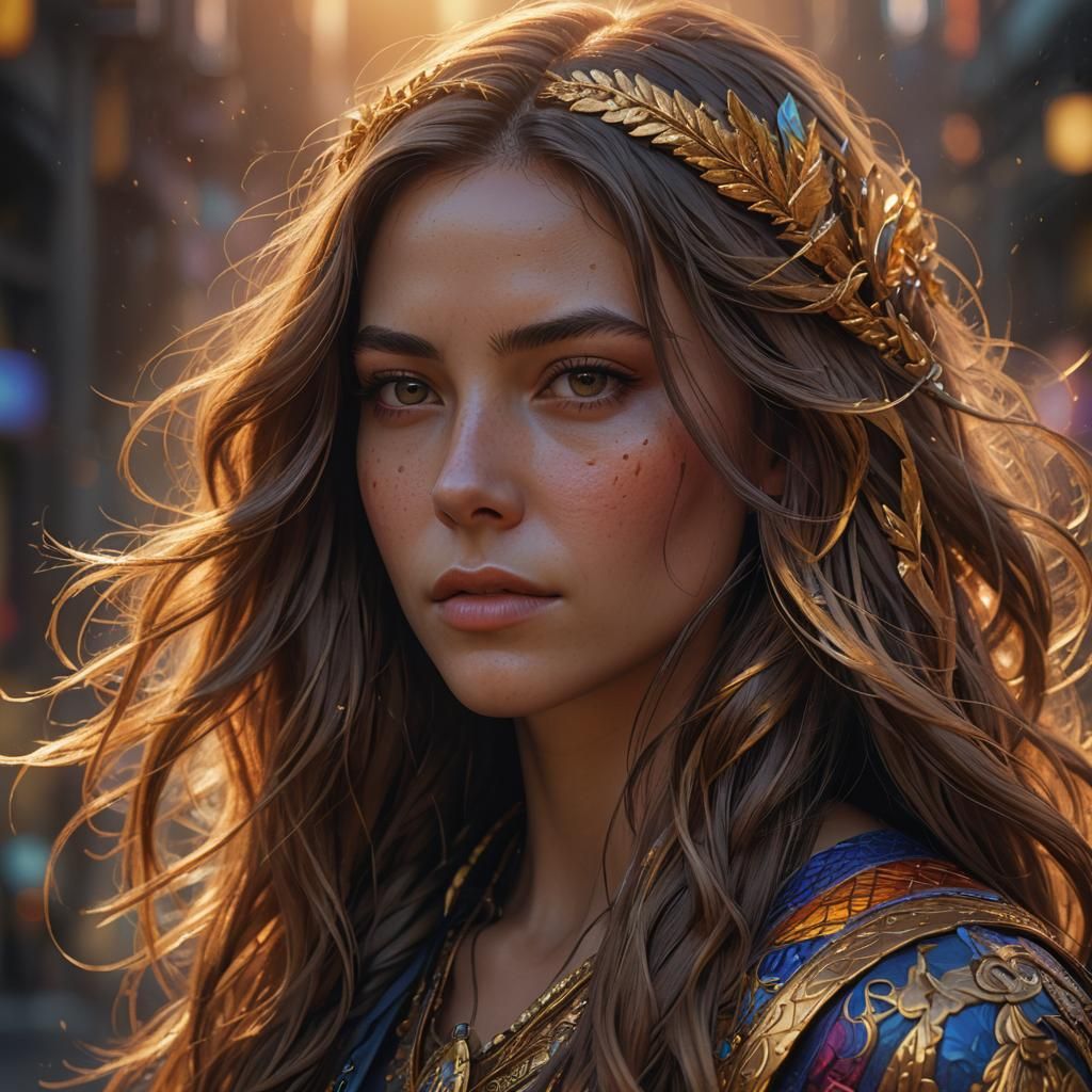 Stunning Woman Portrait in Artgerm Style, 8K