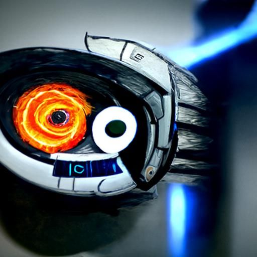Wheatley from Portal 2 AI Render