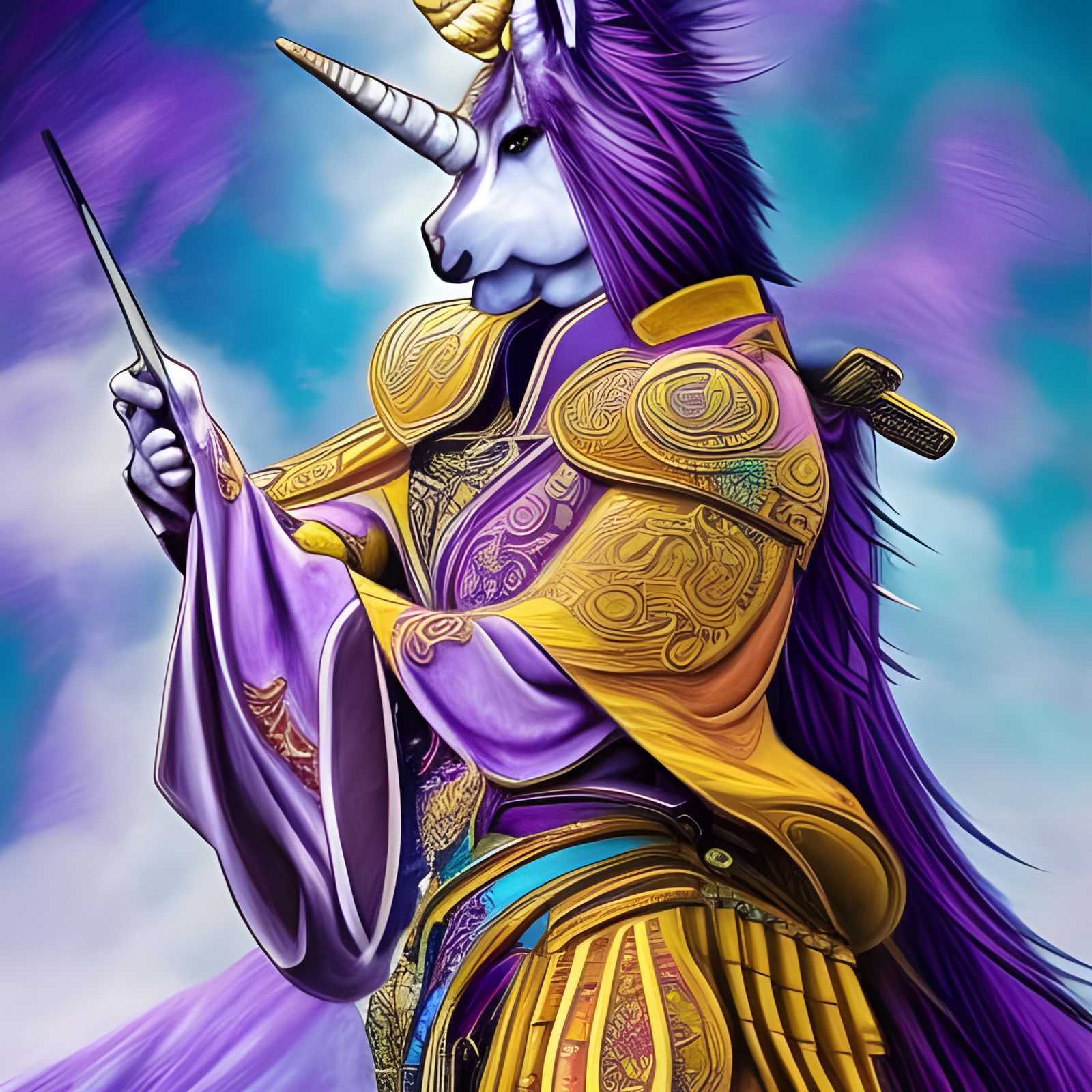 Unicorn clan samurai