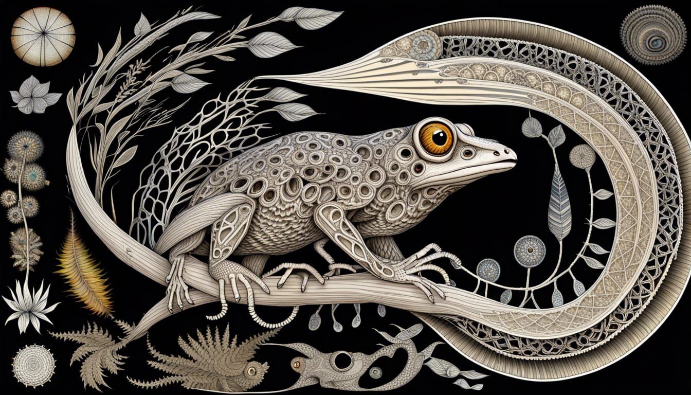 Technical Diagrams of Australian Fauna with 3D Shading