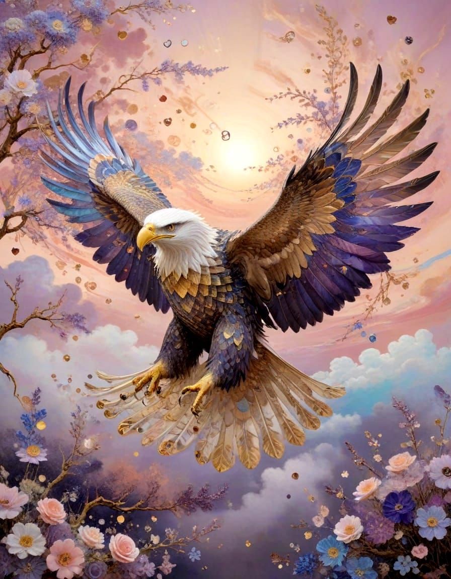 Fanciful eagle