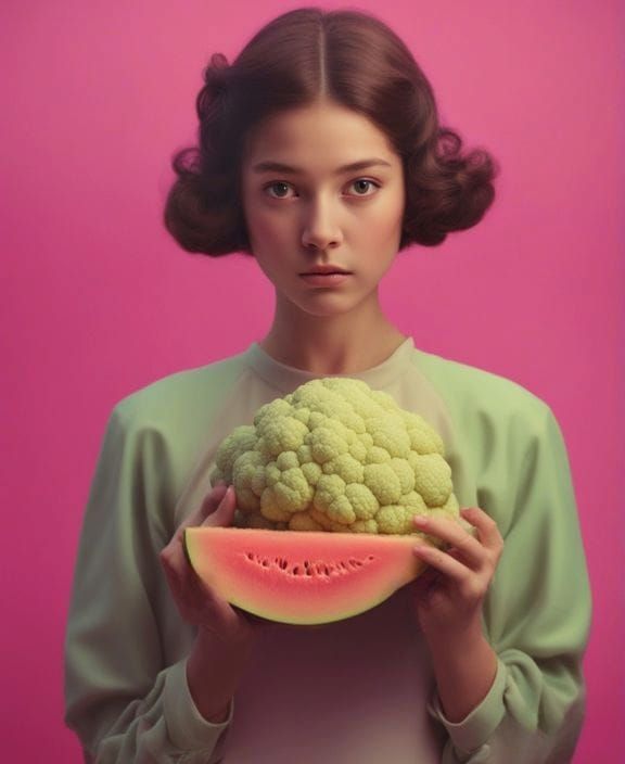 Suzi was feeling a little Melon Cauli….