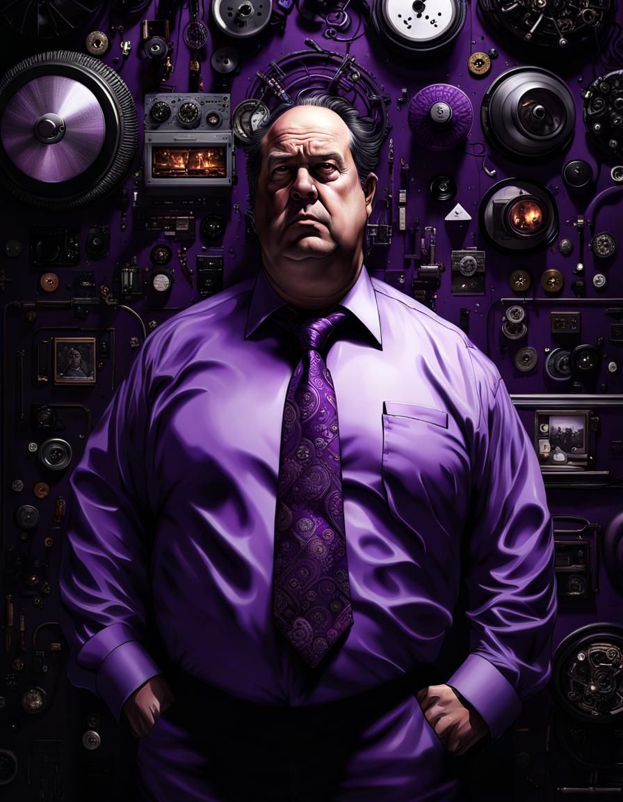 Plump Man in Tight Purple Shorts: Dark Enchantment