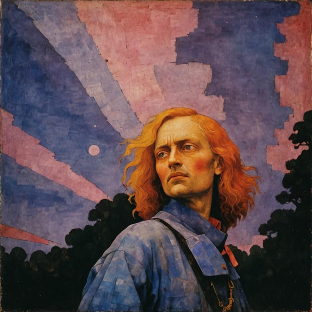 Colorful Abstract Composition in a Modern Style