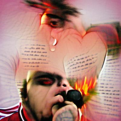 Contemplative Man Portrait in Digital Painting Style