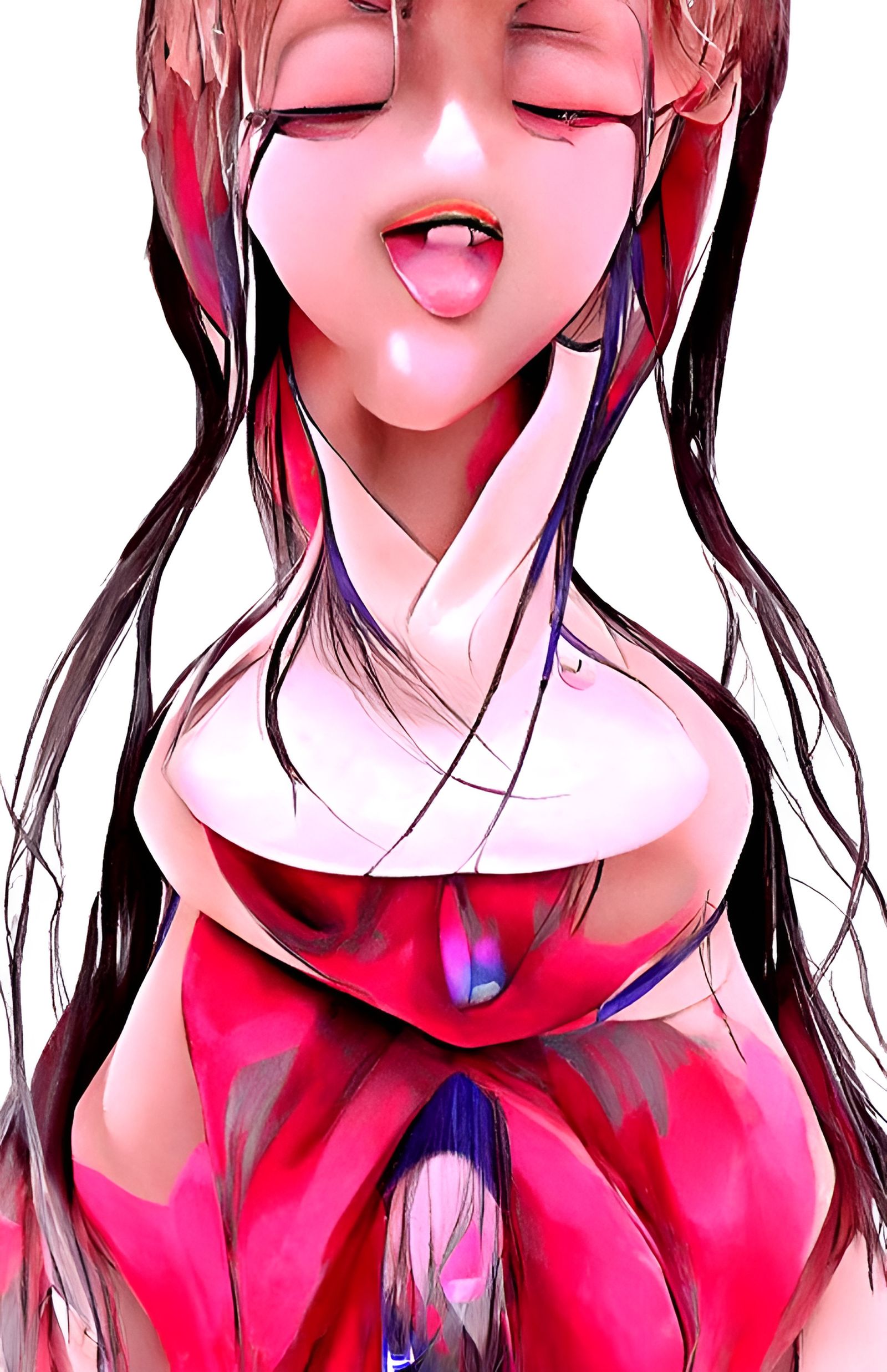 Yuri Princess Portrait in Ero Guro Anime Style