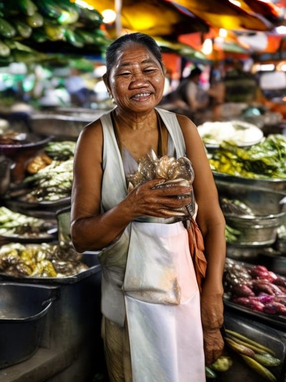 Pinay Fish Vendor