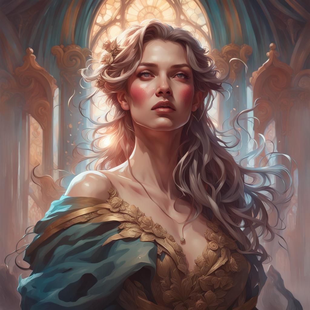 Hyperdetailed Portrait in Dynamic Lighting