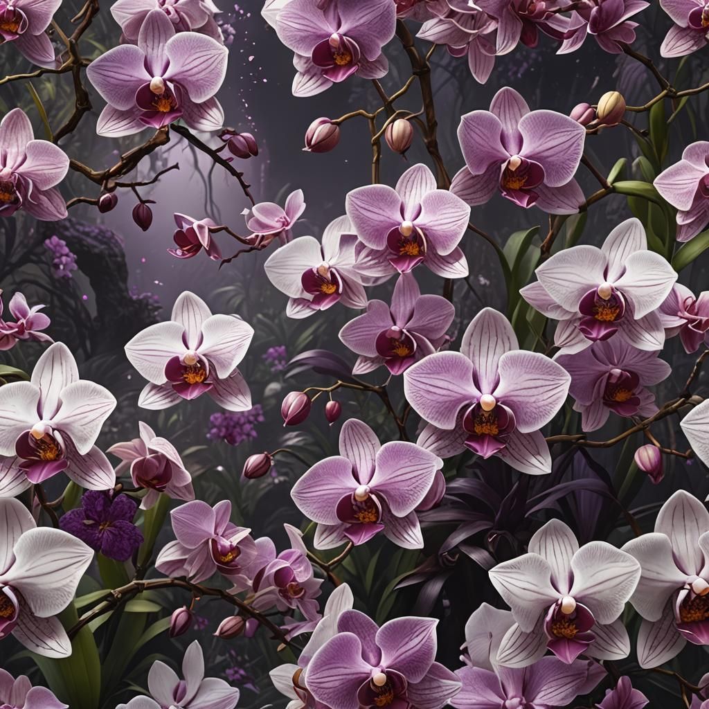 Exotic Orchid: Detailed Matte Painting in Unreal Engine