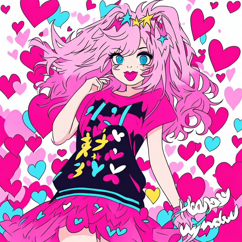 Abstract Party in Julie Mehretu Style