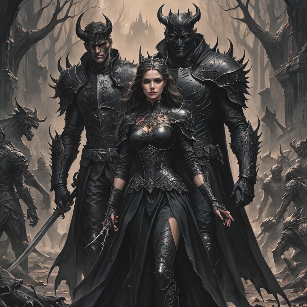 Dark Fantasy Romance: Warriors Defend Princess