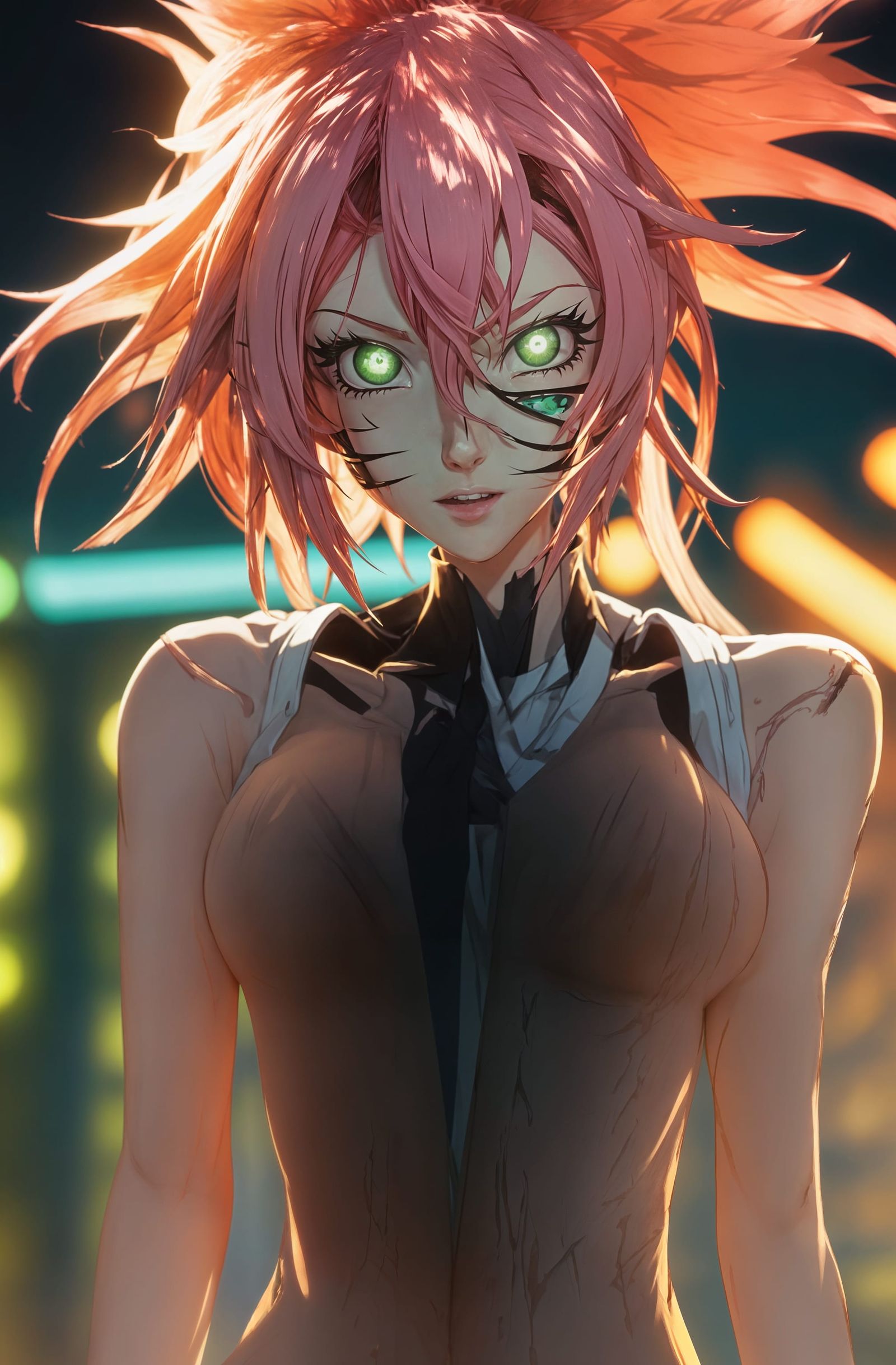 Monster Girl Gwen Tennyson in Anime Style