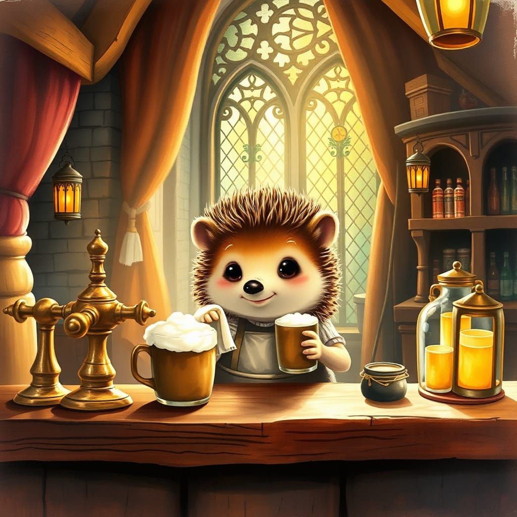 The Hedgehog Bartender