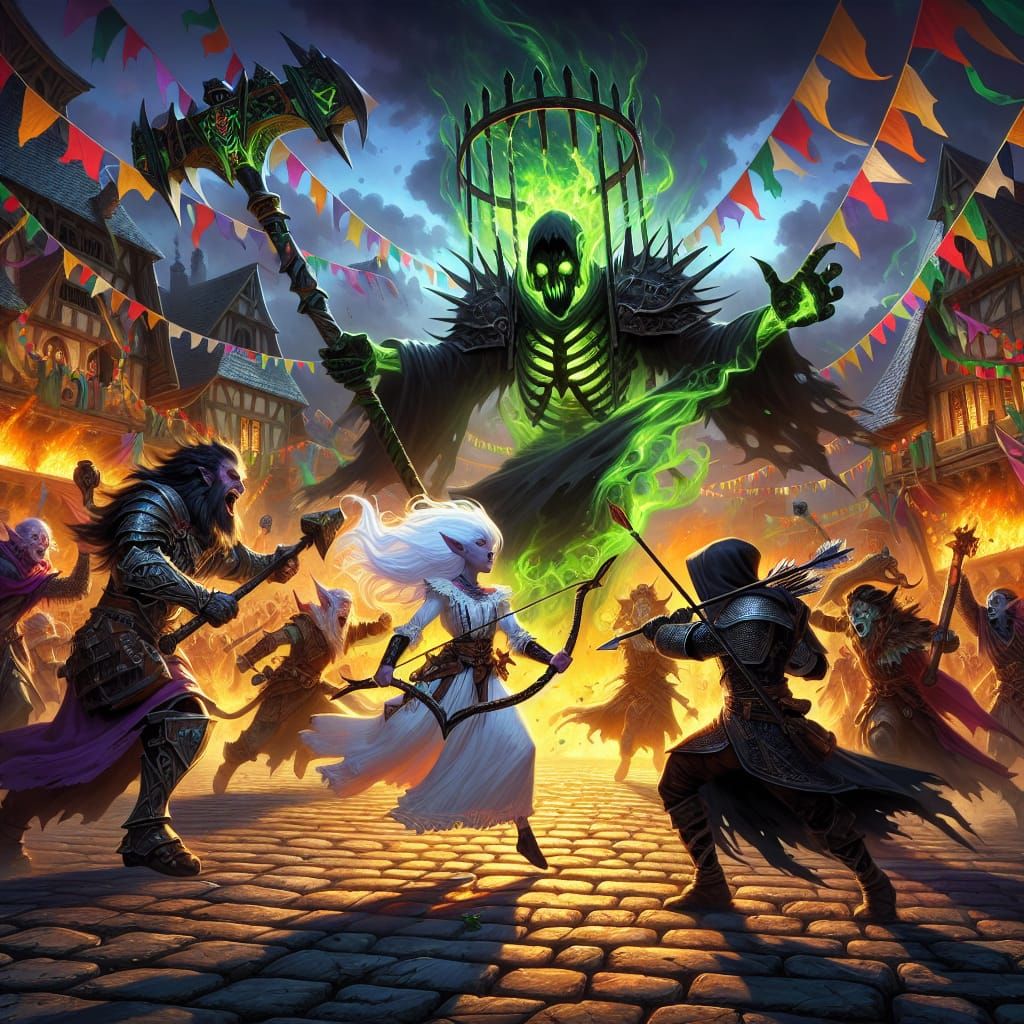 Epic Festival Battle Between Good and Evil