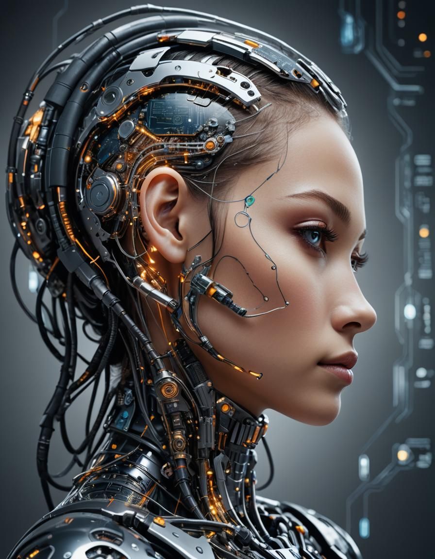 beautiful cyborg.