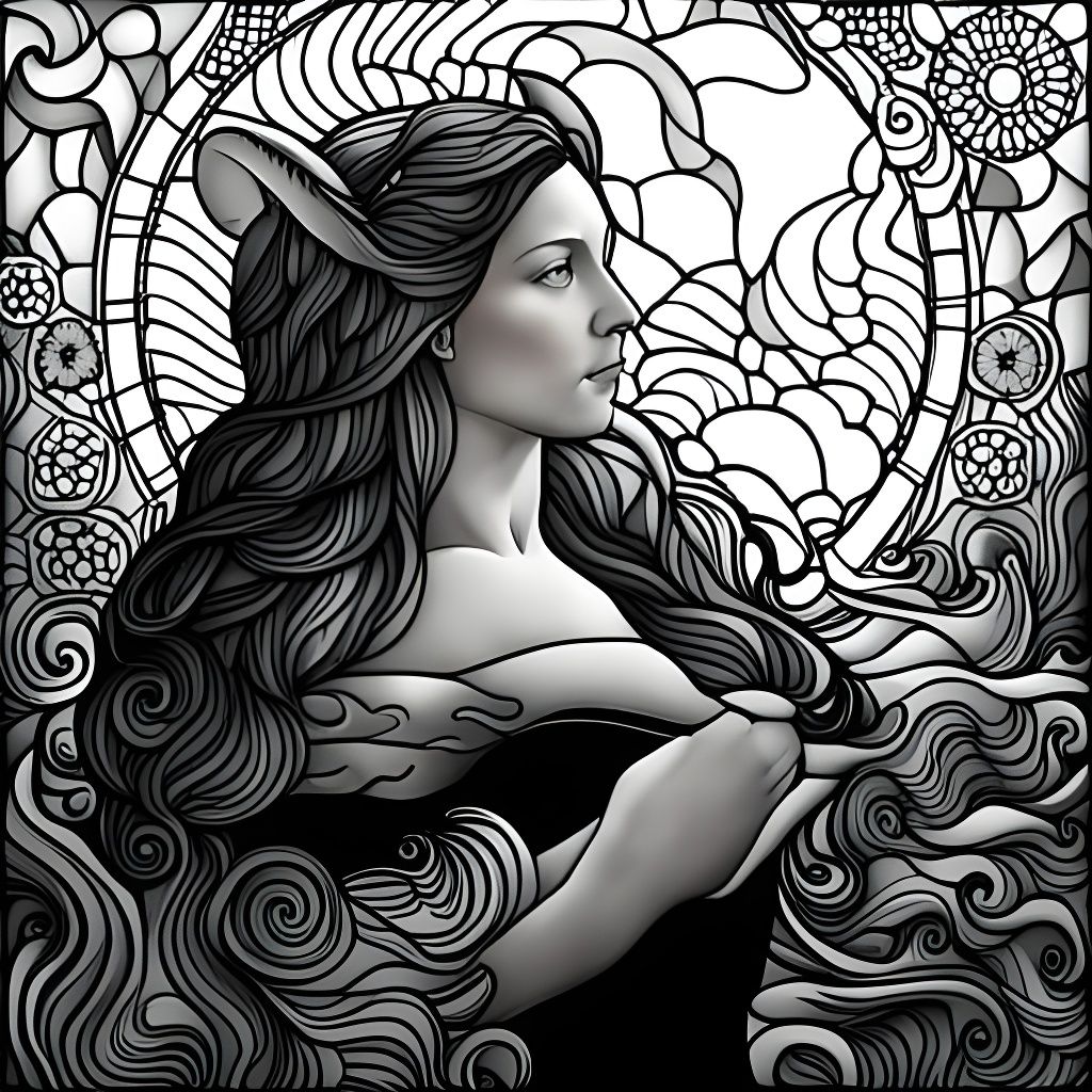 Artio: Swiss Bear Goddess in Stained Glass