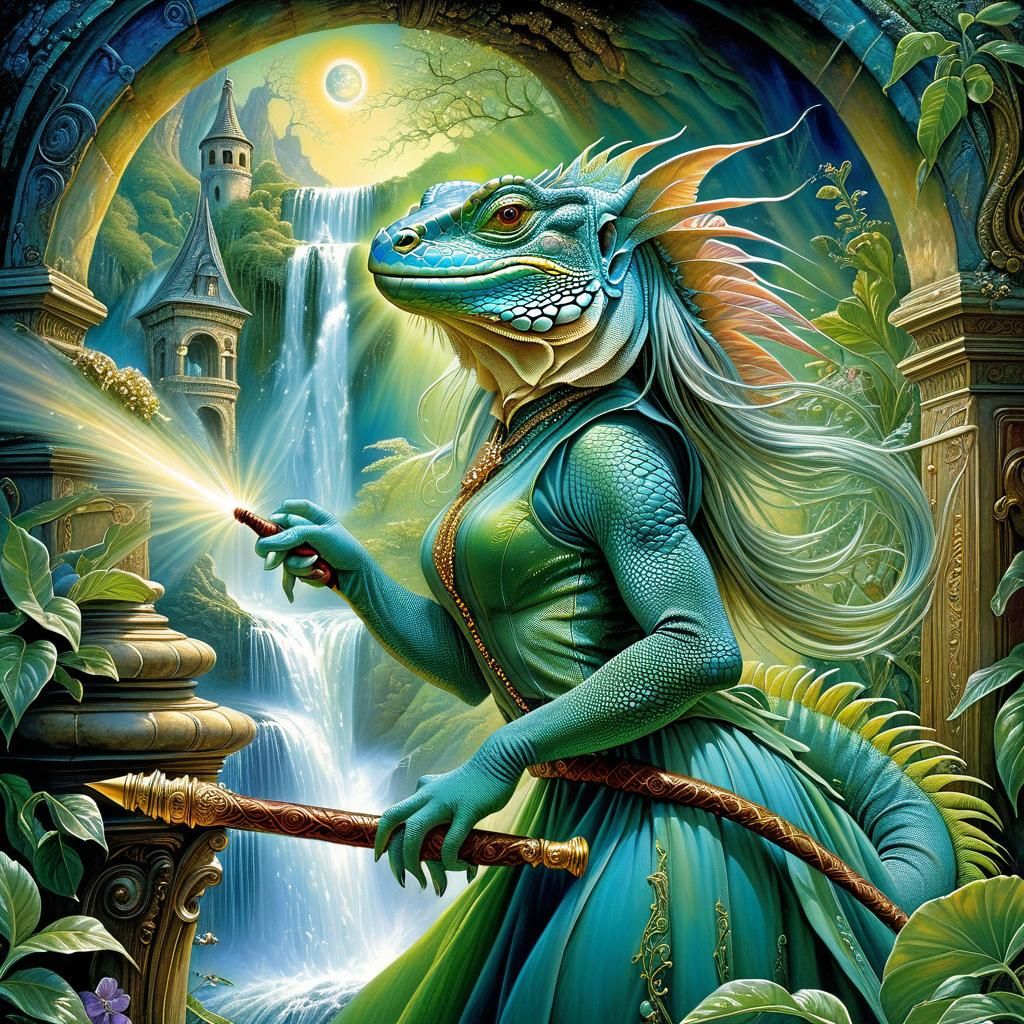 Iguana witch