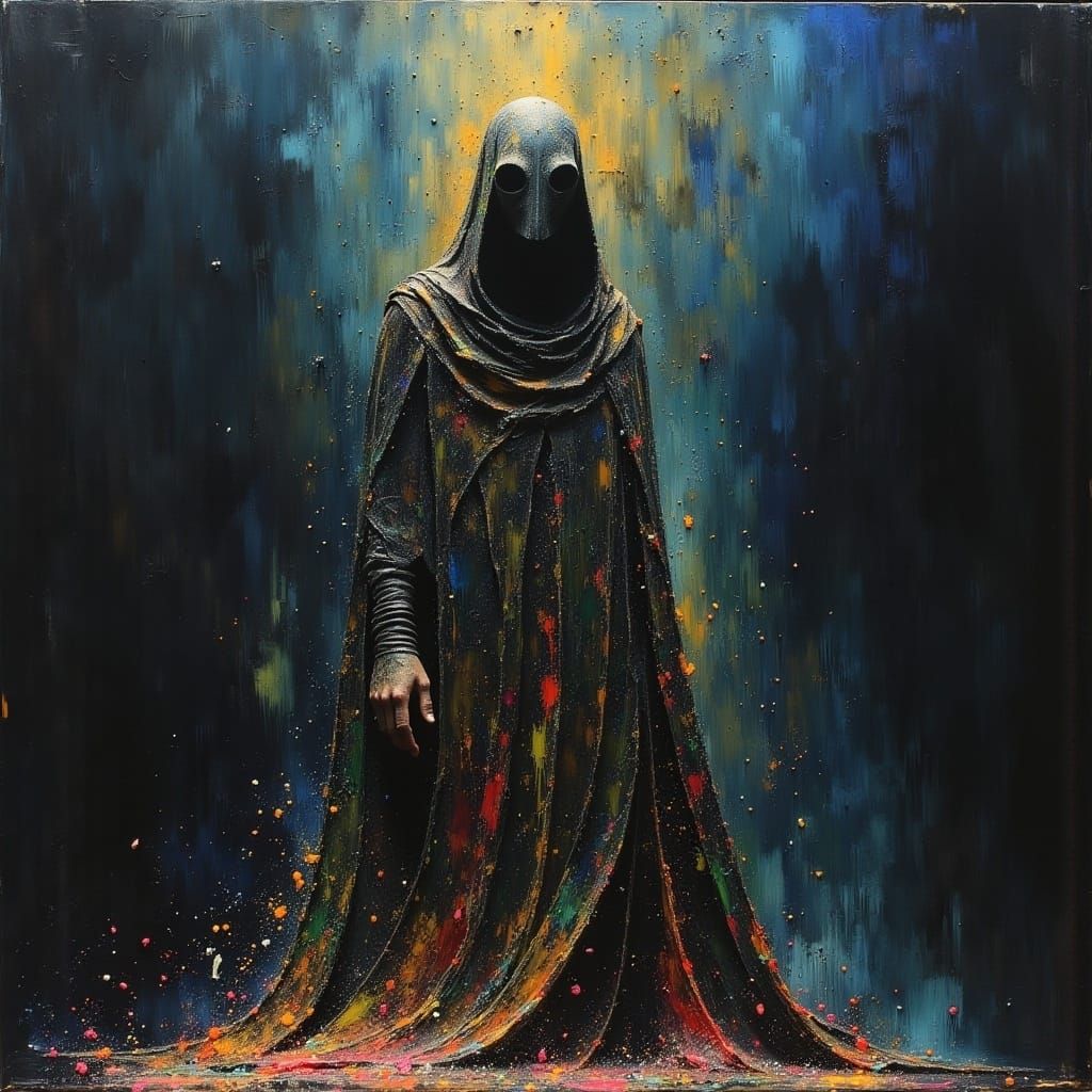 Oil Paint Sphinx, Riddle Keeper of the Deep