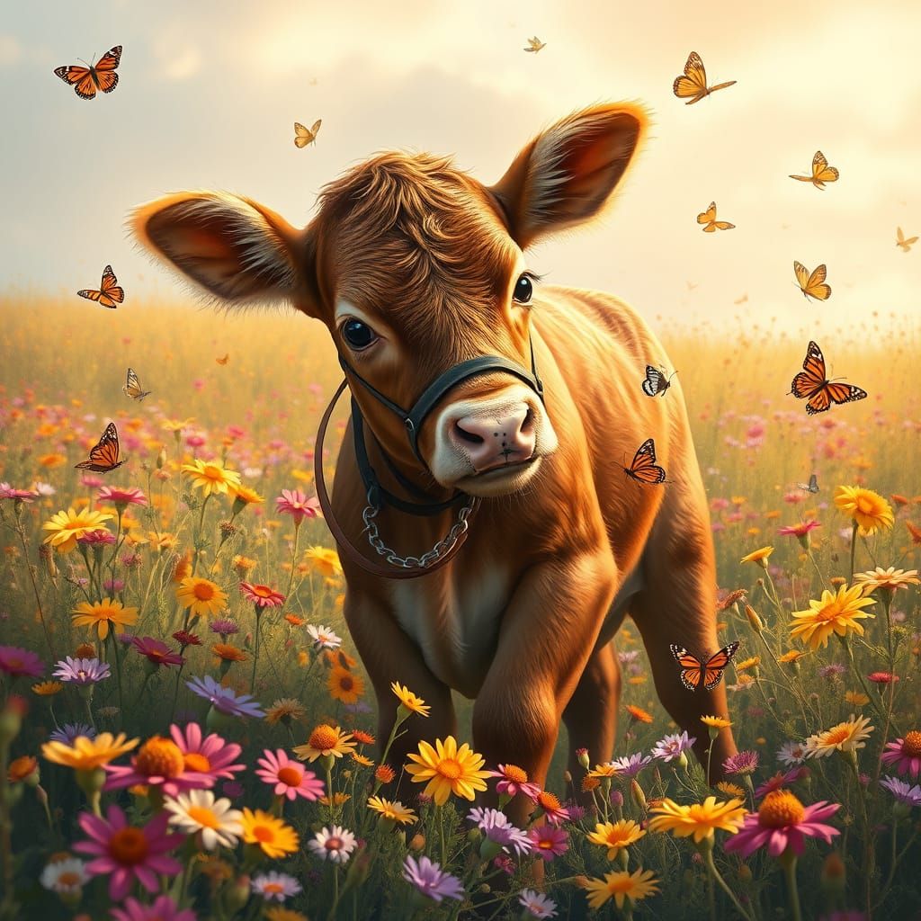 Calf's Joy: A Flower Field Fantasy