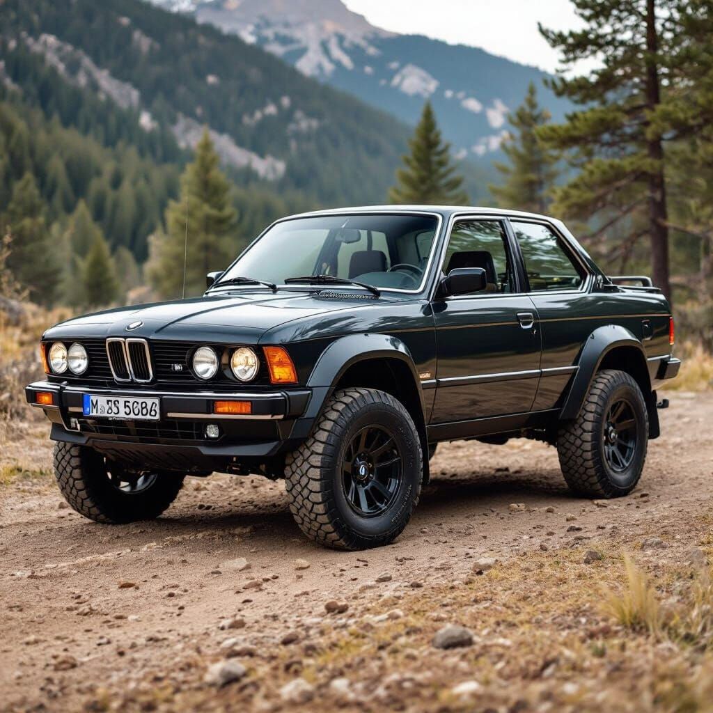 BMW E24 4x4 Off-Road Concept Car