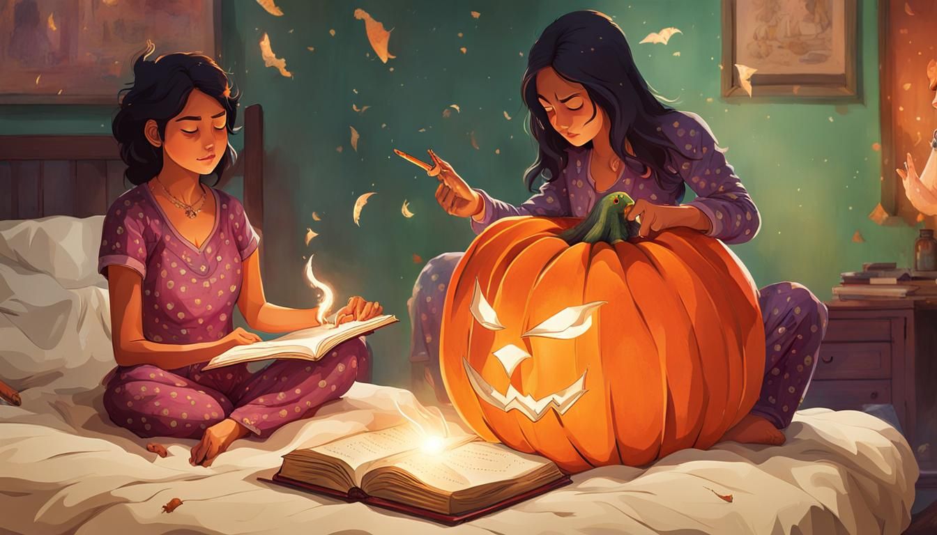 South Asian Woman and Magical Familiar in Hong Kong