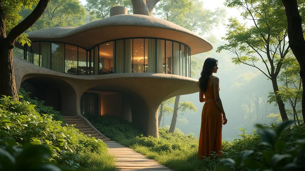 Modern Treehouse: Sustainable Design in Organic Style