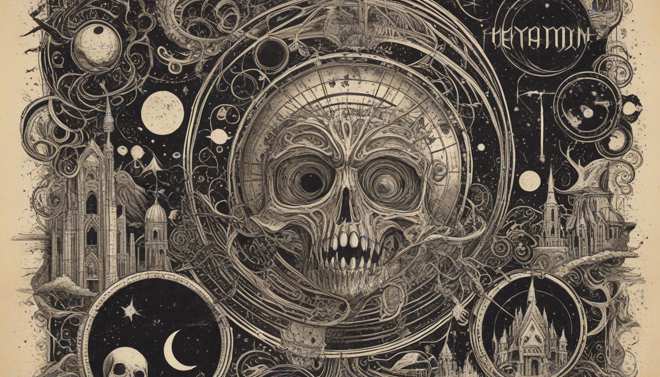 Retro Comic Book Art in Distressed Vintage Style