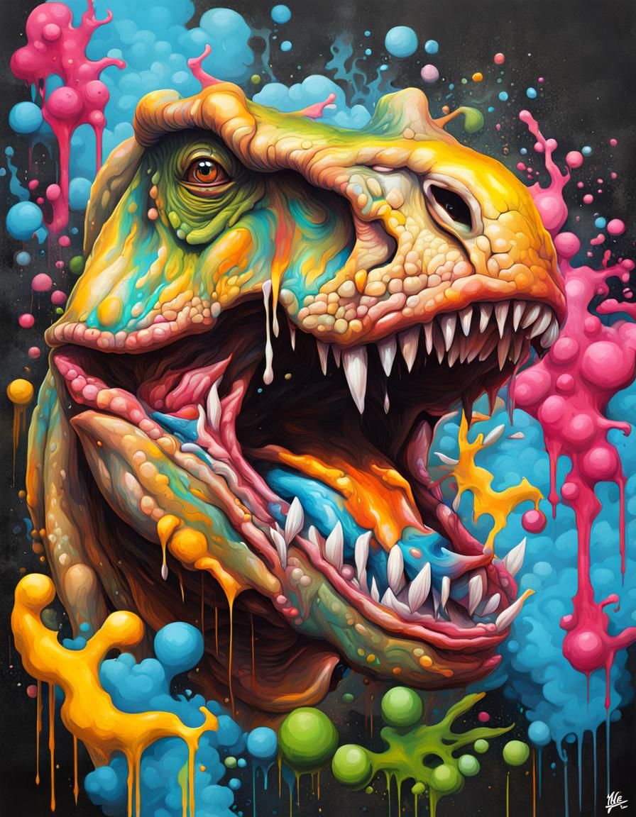 Graffiti Art of Life 2 Million Years Ago