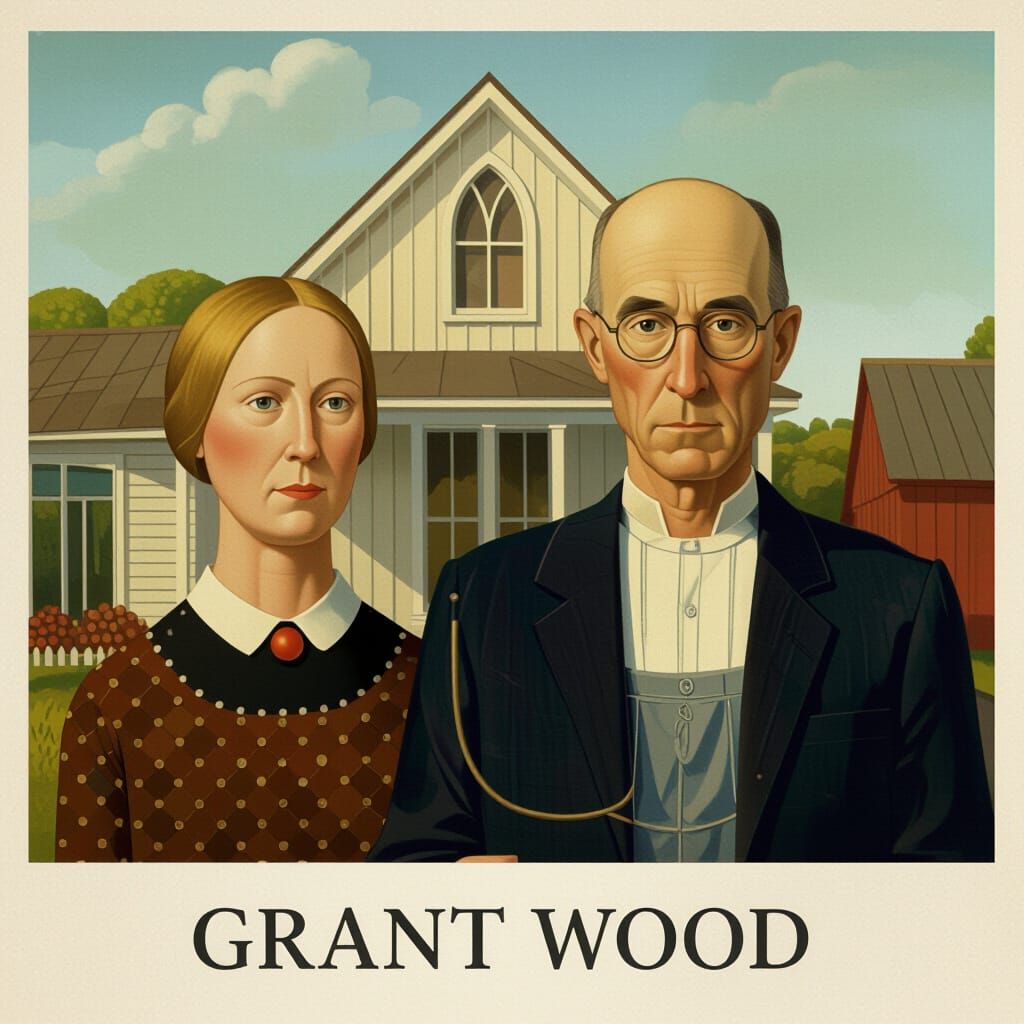 American Gothic in Baroque Style