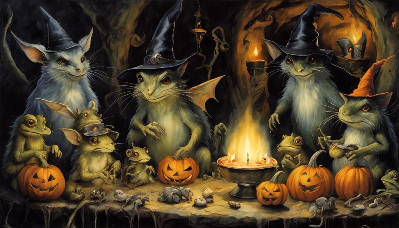 Halloween Monsters Birthday Party in Witchy Lair