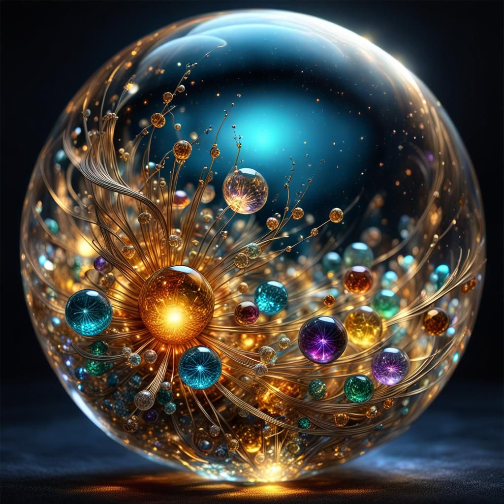 Crystal jeweled ball