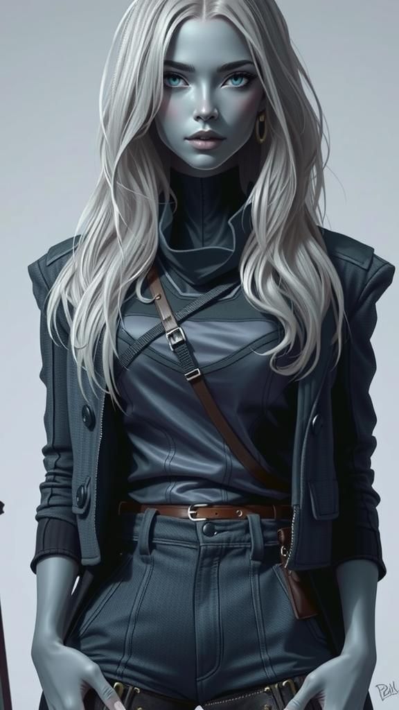 Striking Damai Medical Officer in Futuristic Style