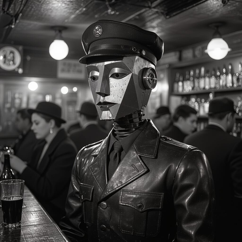 Art Deco Automaton in Weimar Berlin Bar