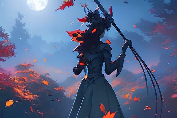 Maple Forest Waltz under a Starscape