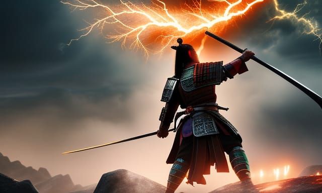 Sword blessed by Raijin