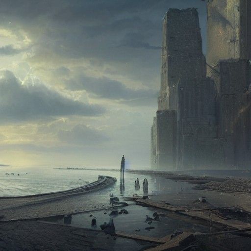 Suicidal Thoughts at 3 AM: Detailed Matte Painting