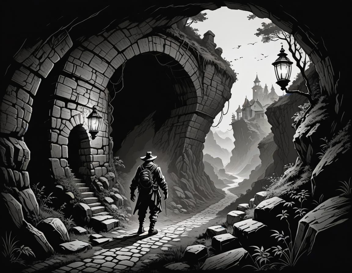 Journey Through a Fantasy/Dream Landscape