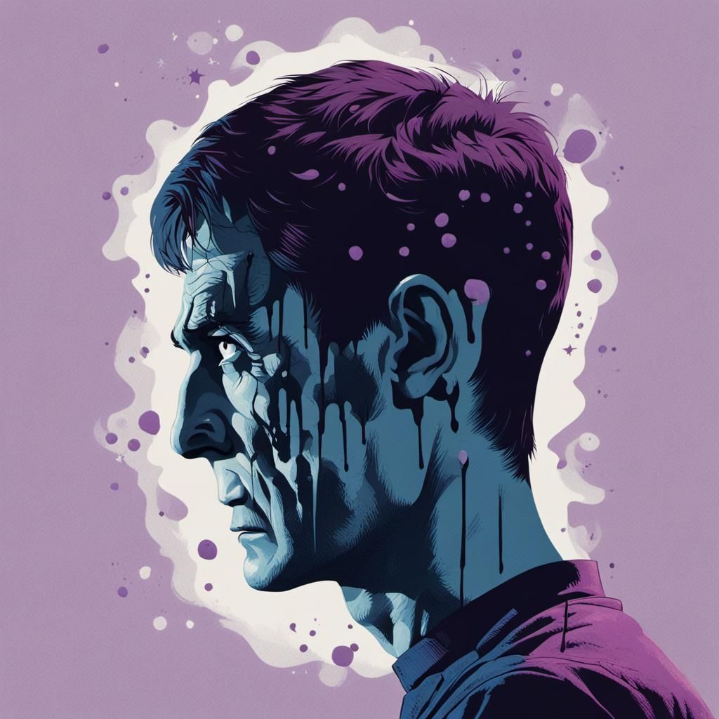 Infernal Horror Movie Poster: Psycho Reimagined