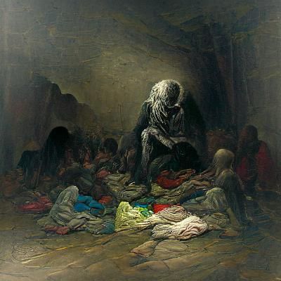Horrific Vision of Poverty in Doré Style