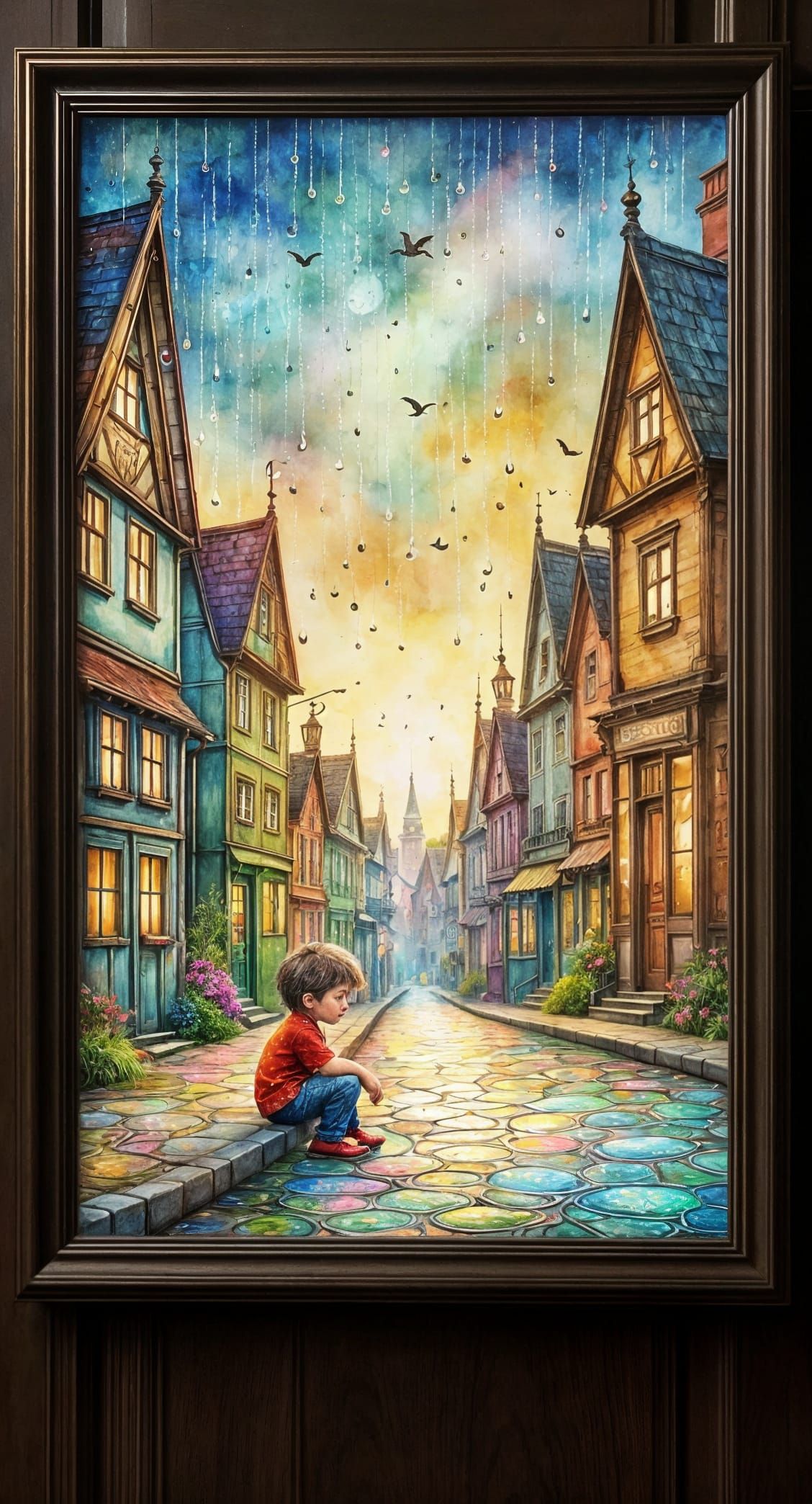 Childlike Illustration of Grief and Lost Hope