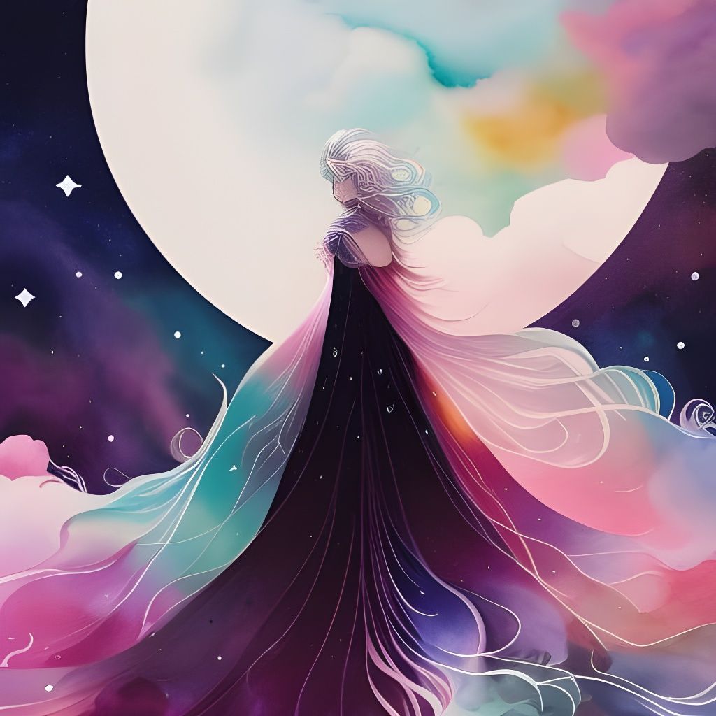 Galaxy Portal Digital Art in Fantasy Style