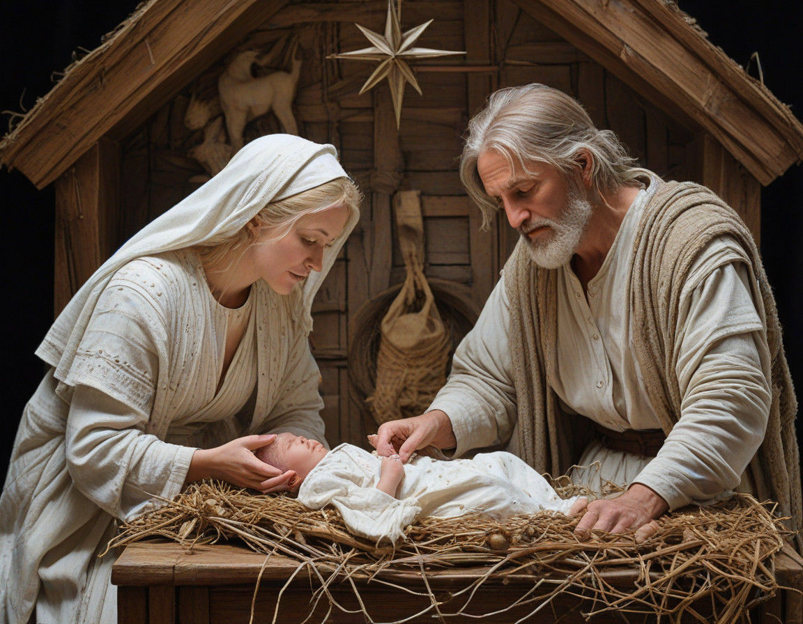 Holy Family Moment Captured in Meticulous, Intricate Detail