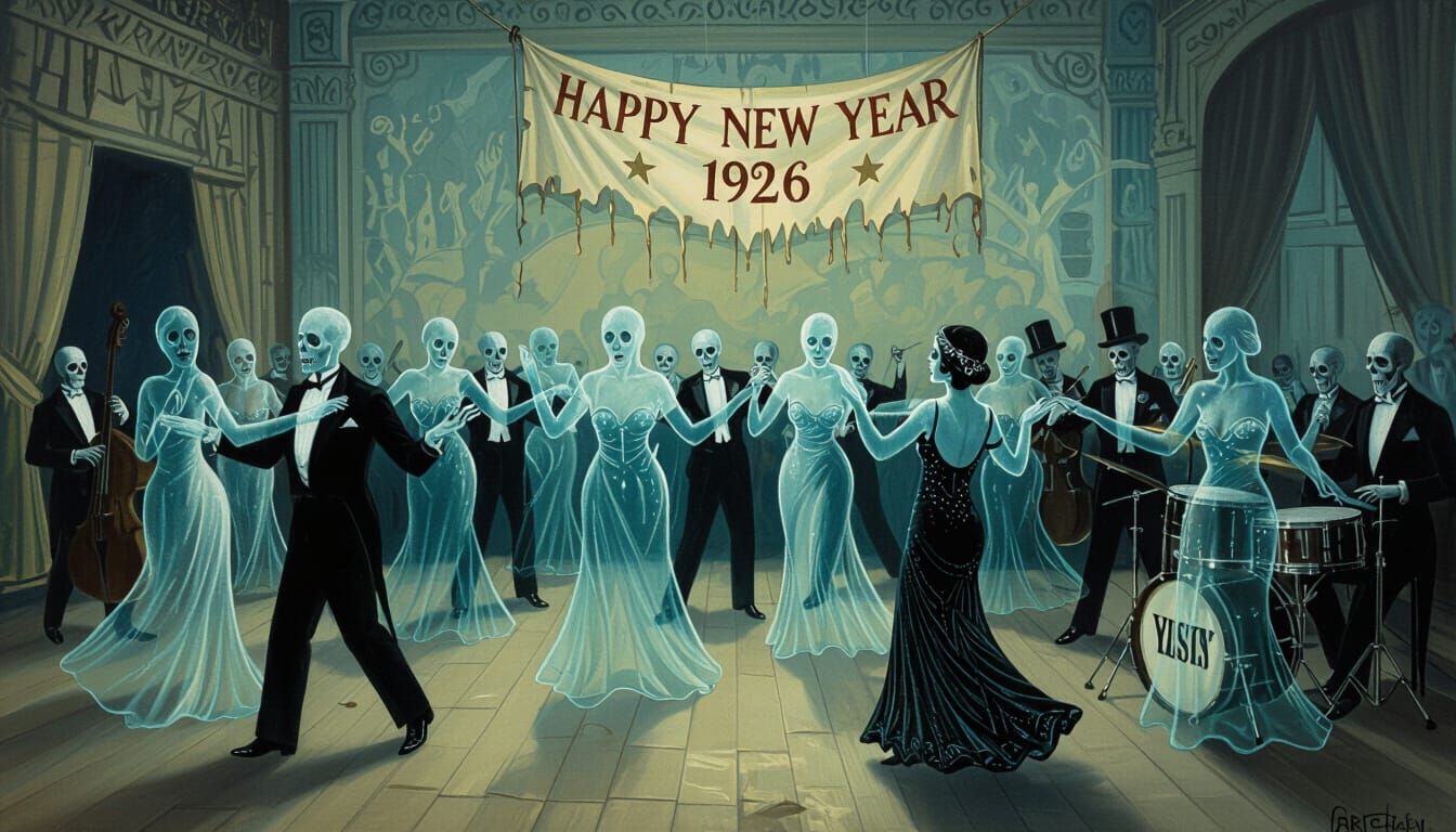 Eerie Ghostly Ballroom Dance from 1926
