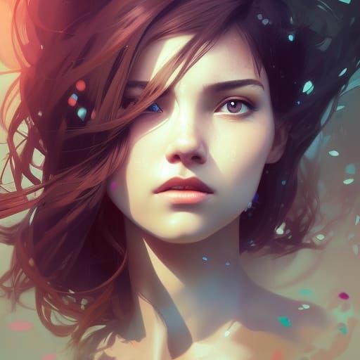 Pretty Girl (dark brown hair)