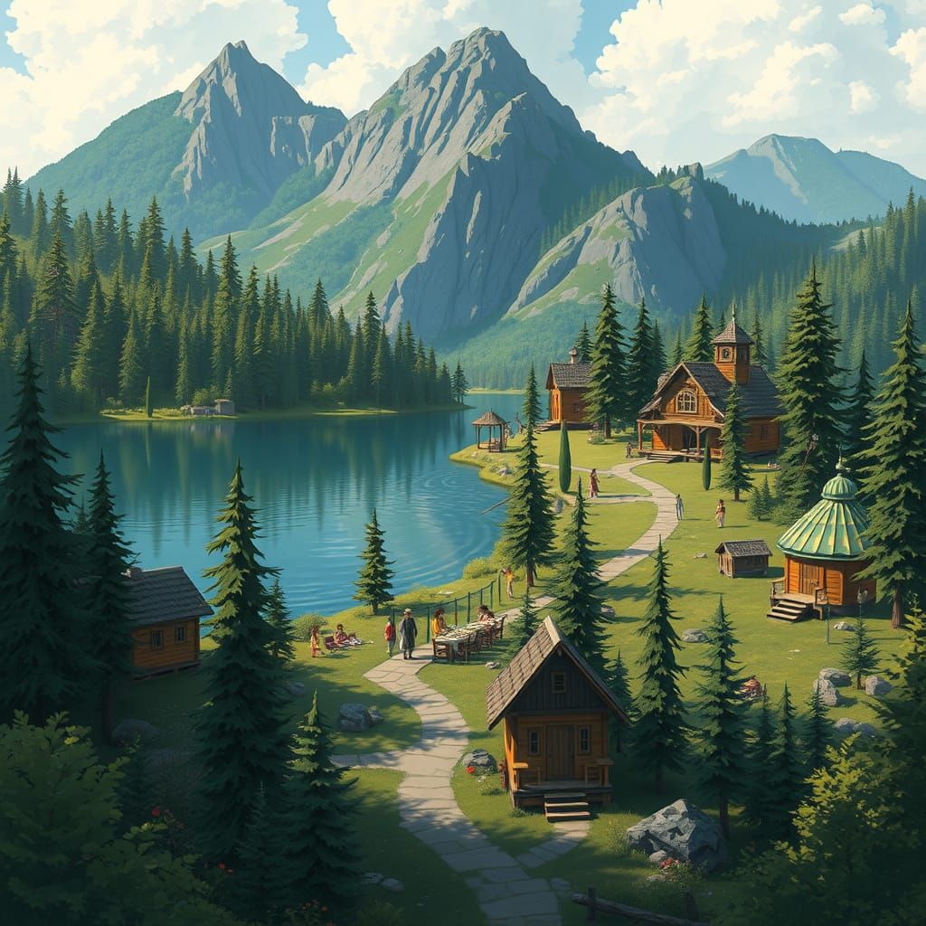 Mythical Summer Camp for Demigod Heroes