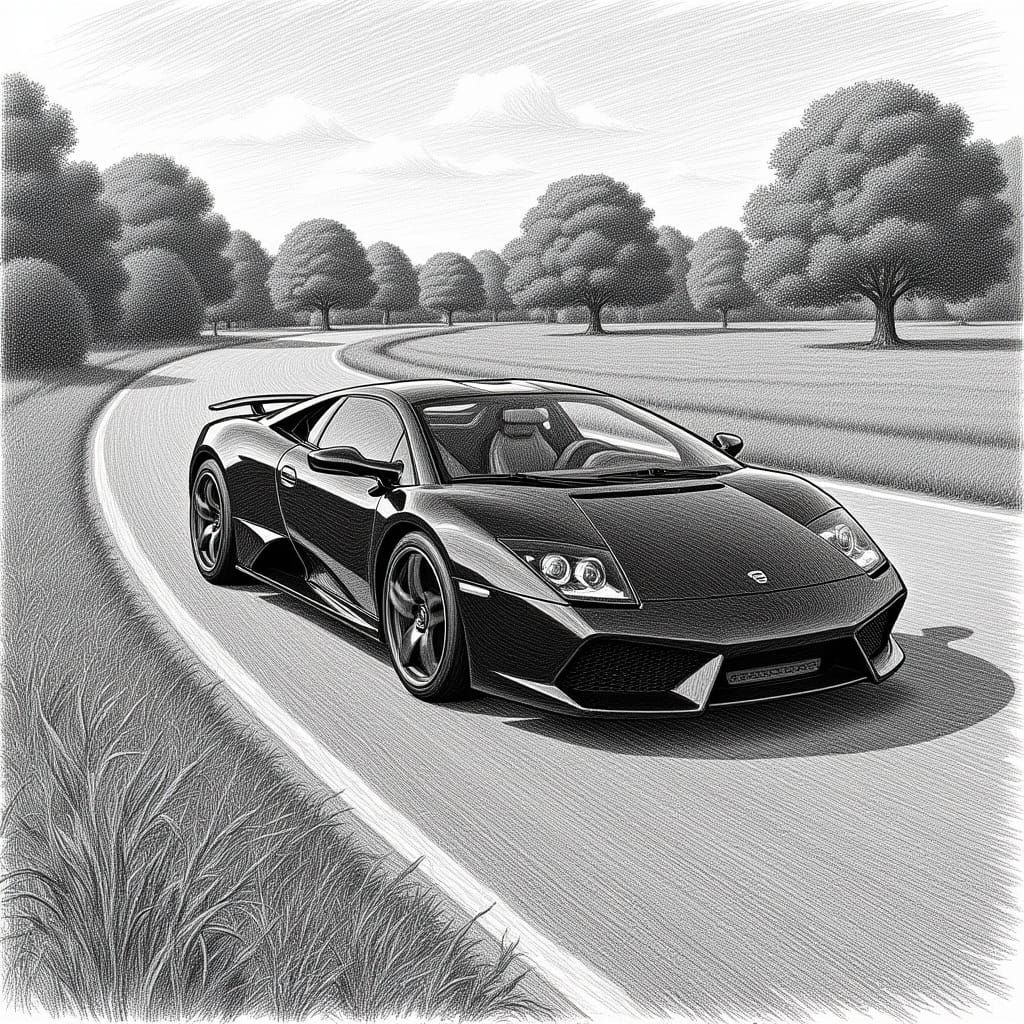 Saleen S7 Speeds Through UK Countryside